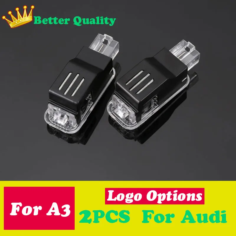 2X led дверь свет логотип для Audi a3 s3 rs3 двери автомобиля проектор Добро пожаловать