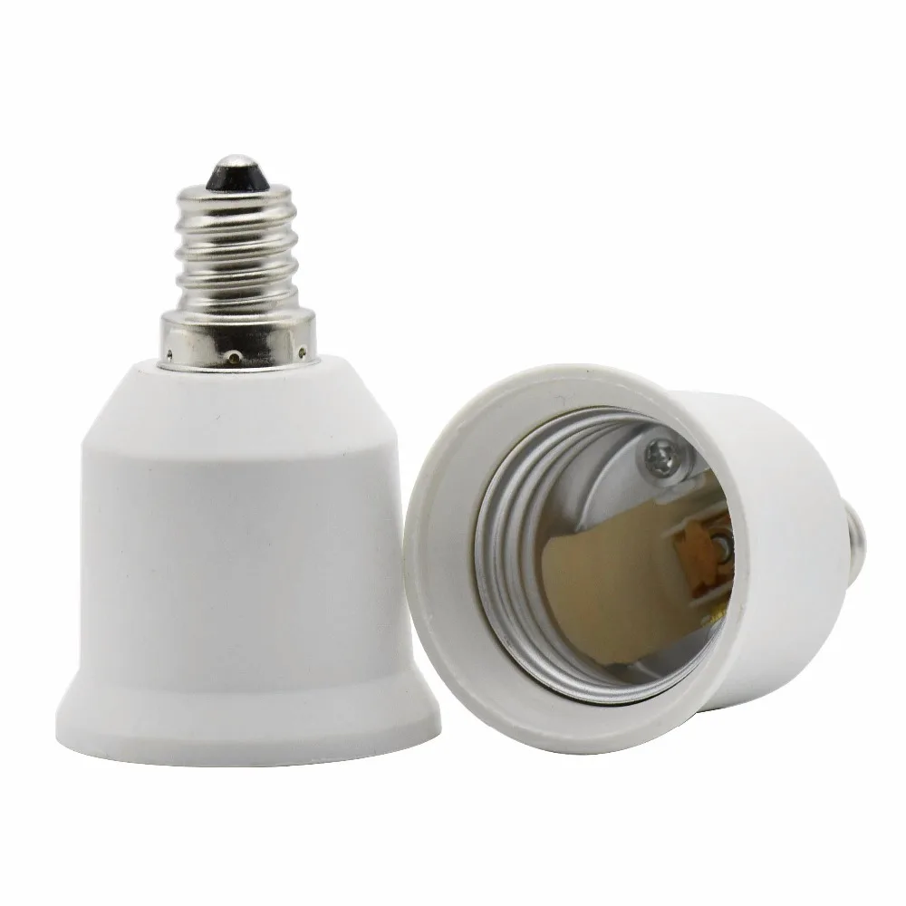 Переходник E12 в E27 винтовой Цоколь для светодиодных ламп 6 шт./лот|lamp holder converter|holder