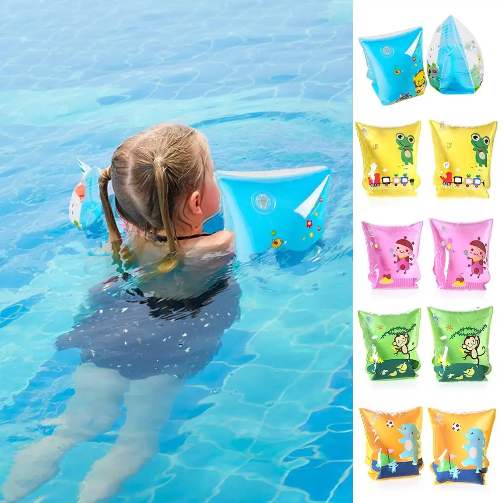 

1 Pair Children's Swimming Cartoon Swimming Bag Double Airbag Swimming Helper Security Helper for Baby Kids Boy Girl