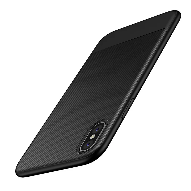 Чехол для iphone 6 модные текстурные чехлы из углеродного волокна телефонов X 7 8 plus xs