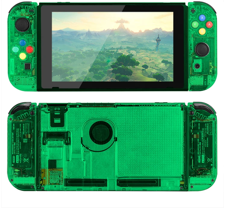 

DIY Clear Shell Case For Nintend Switch Console Replacement Housing Shell Cover for Nintendo Switch Joycons Console Case