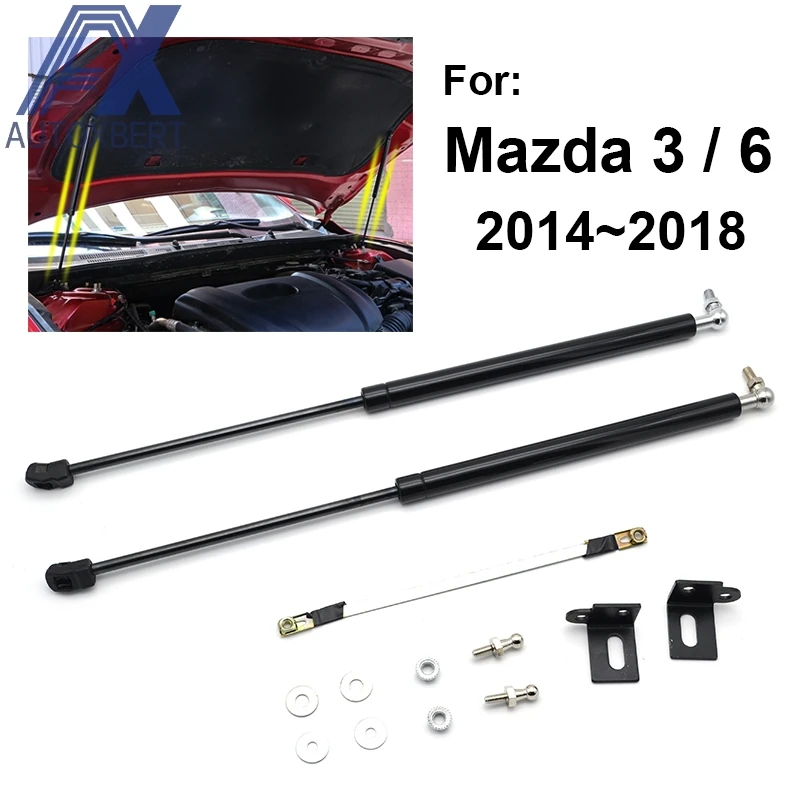 Гидравлический стержень для Mazda 3 6 M3 M6 2014 2016 2017 2018 19|Амортизаторы и опоры| |