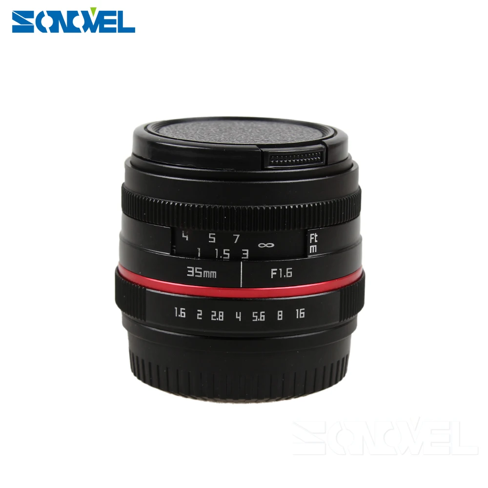 Ручная широкоугольная линза 35 мм F1.6 для Sony E крепление с углом обзора поворота под