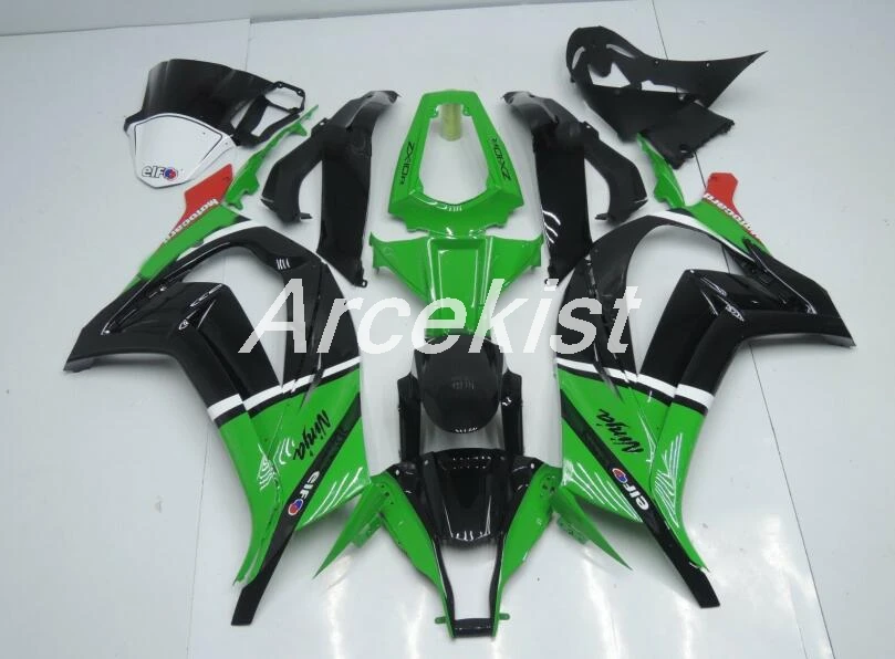 

New ABS Full Fairings Kit Fit for kawasaki Ninja ZX10R 2011 2012 2013 2014 2015 fairing set 11 - 15 10R ZX-10R Green black