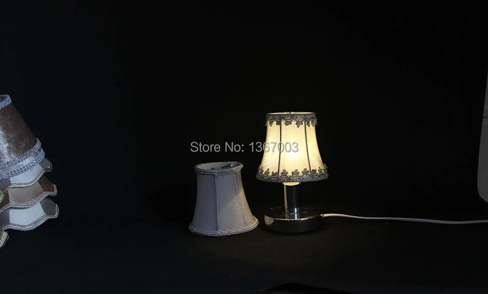 12 см модный серый серебристый цвет люстра кружевная лампа оттенки маленькие