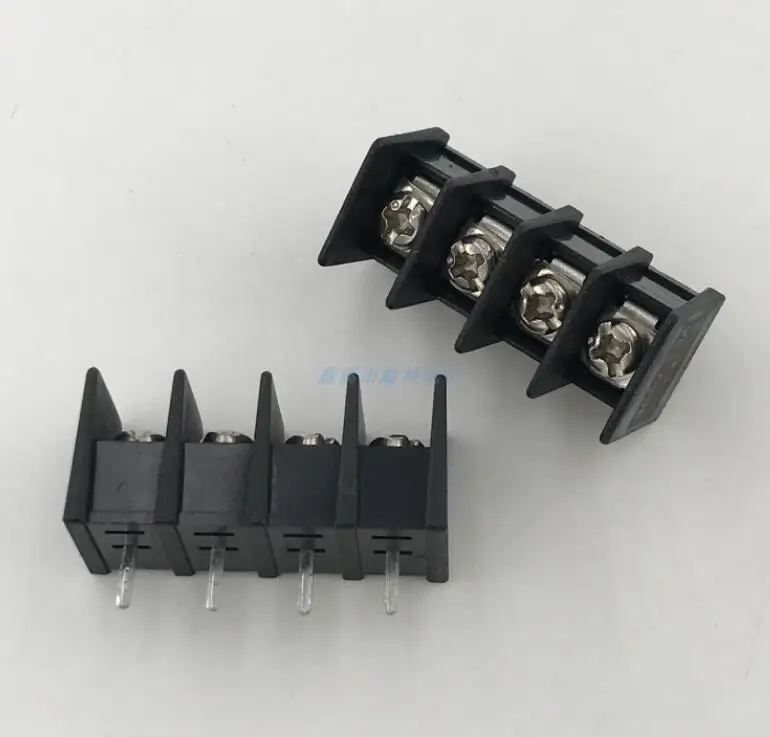 20 шт 7 62 мм забор PCB Клеммная колодка K25C 7.62MM светодиодная черная средняя