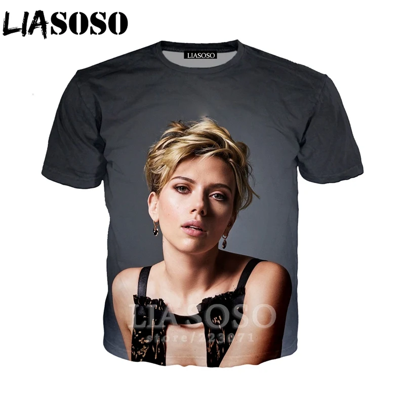 LIASOSO летняя новая модная мужская и женская черная толстовка с объемным принтом