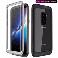 for samsung galaxy s9 plus case full body heavy duty shock dirt snow proof protection with touch id for s9 case cover skin