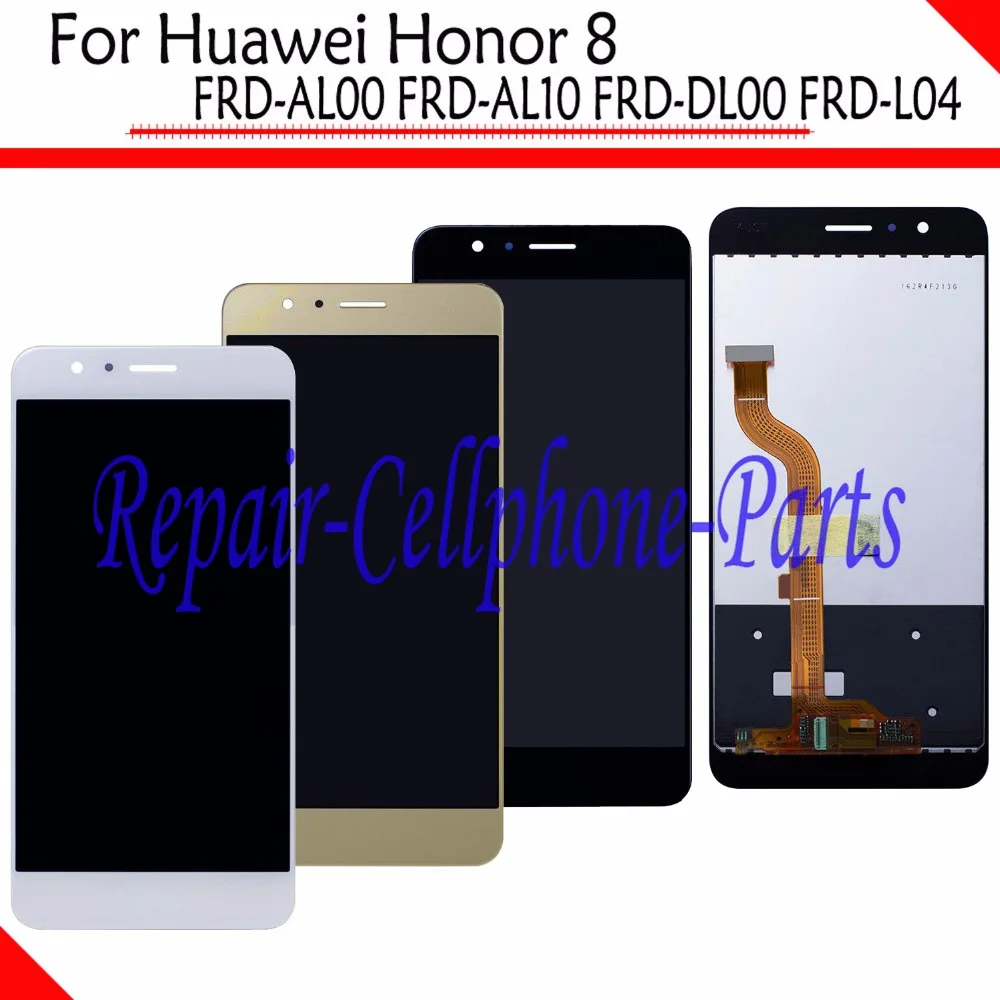 

100% New Full LCD DIsplay + Touch Screen Digitizer Assembly For Huawei Honor 8 FRD-L19 / FRD-L09/FRD-L02 L04 L14