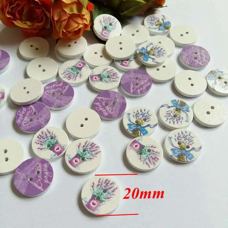 50 шт. деревянные пуговицы с 2 отверстиями 15/20/25 мм|wooden buttons|wooden button holesgarment accessories |