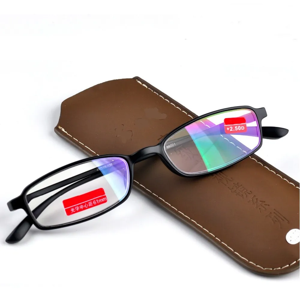 Очки для чтения с полным ободком TR90 мужчин и женщин зеленые антибликосветильник