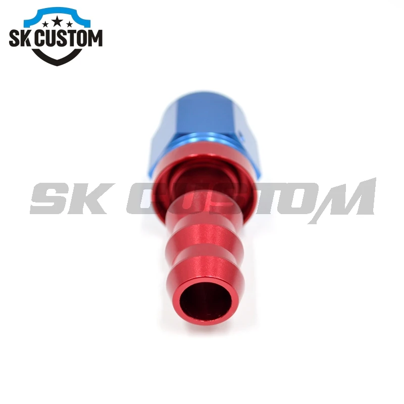 Sk custom Racing 4 шт. фитинг нажимной конец шланга прямой + 45 90 180 градусов