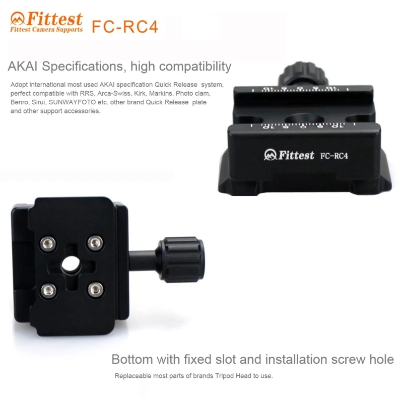 Наиболее подходящий FC RC4 Manfrotto для Akai Тип ручки быстросъемный Зажим адаптер
