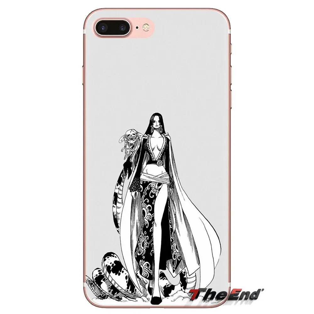 Боа Хэнкок один кусок для iPod Touch Apple iPhone 4 4S 5 5S SE 5C 6 6S 7 8 X XR XS Plus MAX мягкие прозрачные