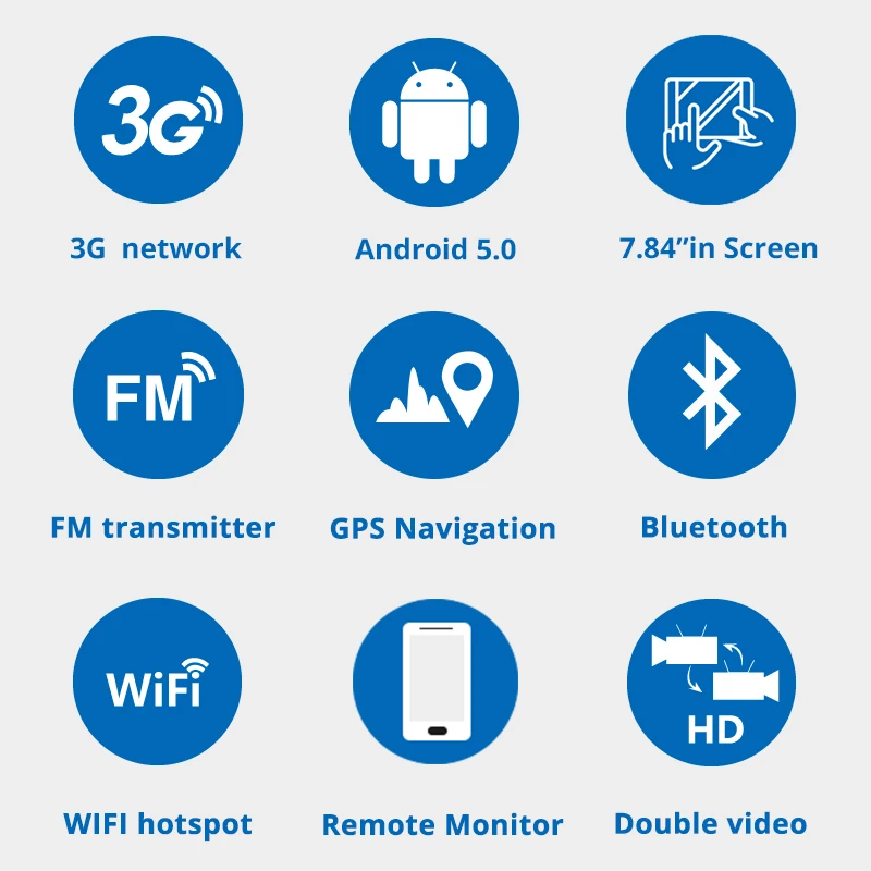 JCOLI 7 84 'Ɖg Wifi видеокамера на ОС андроид для автомобиля зеркальный рекордер gps