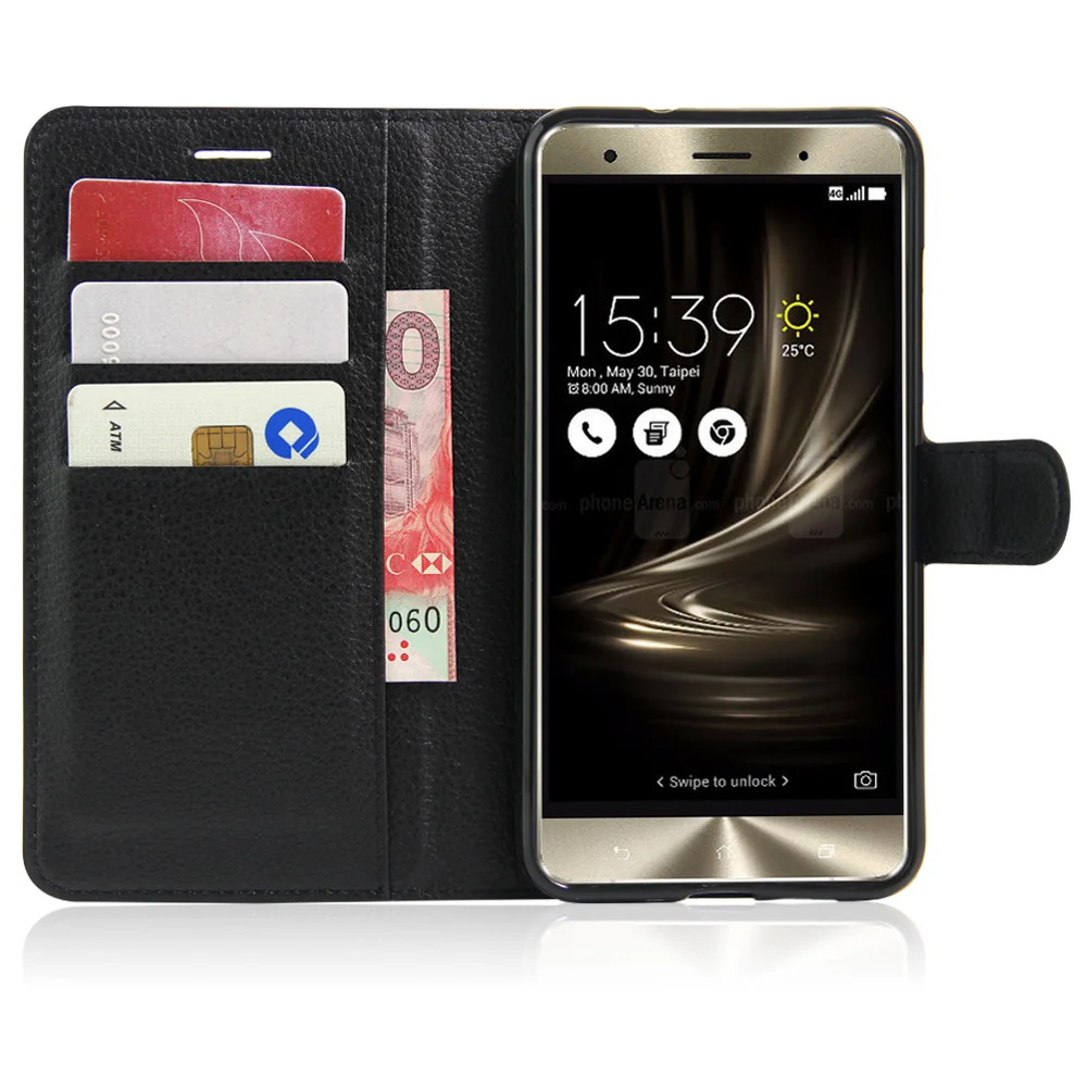 Чехол для телефона ASUS ZenFone 3 Deluxe ZS570KL откидная Обложка на заднюю панель из