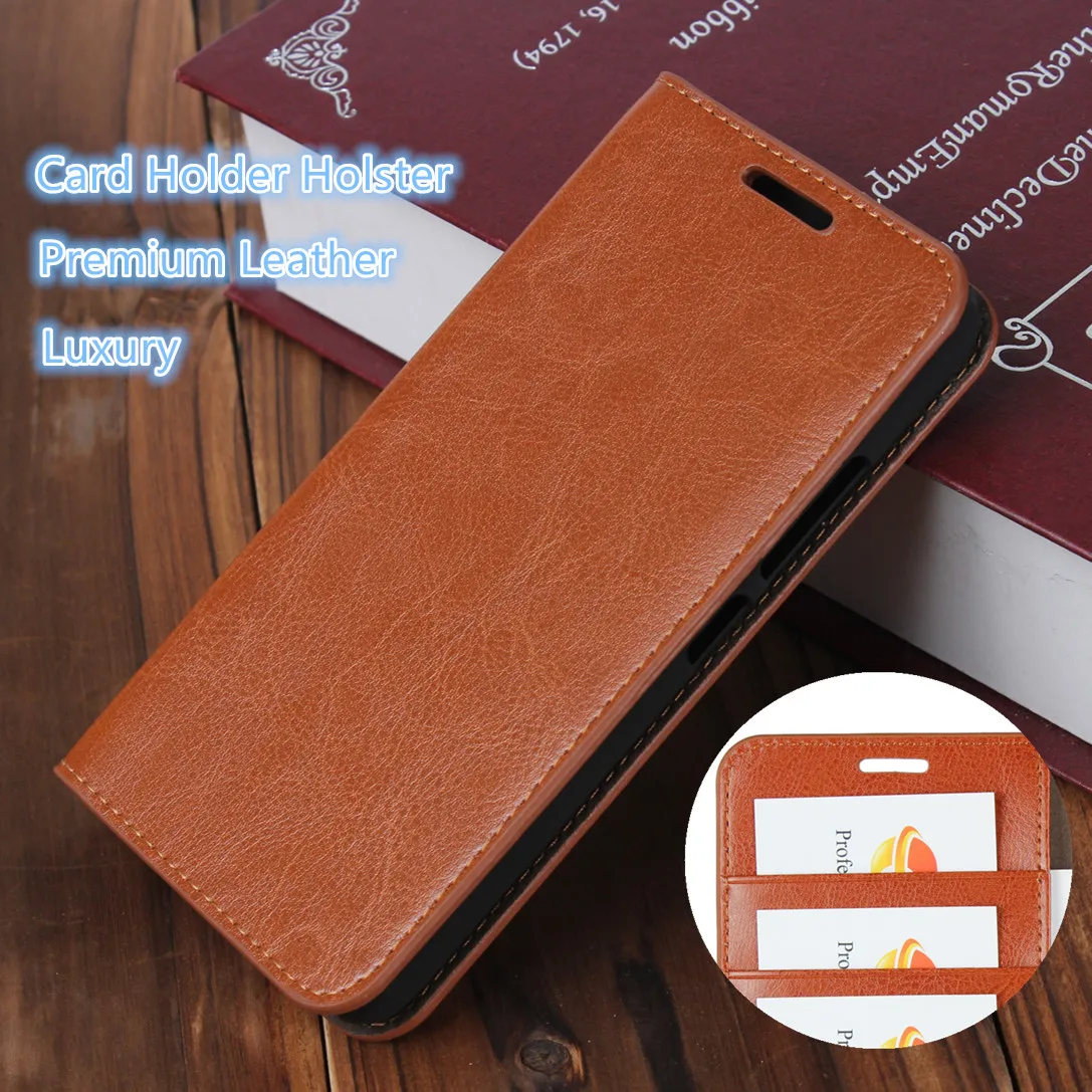 

Premium Leather Case for Samsung Galaxy A60 SM-A606F A6060 Wallet Cover Case flip case card holder cowhide holster Coque Fundas