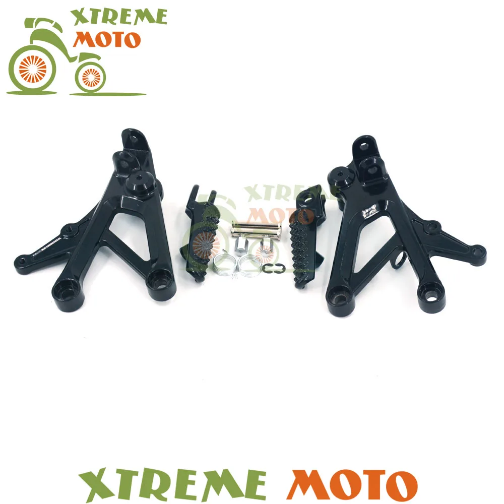 Черные опоры для передних гонок ног кронштейны штатива Honda CBR600 F4 99 00 CBR 600 F4I 01 02 03 04