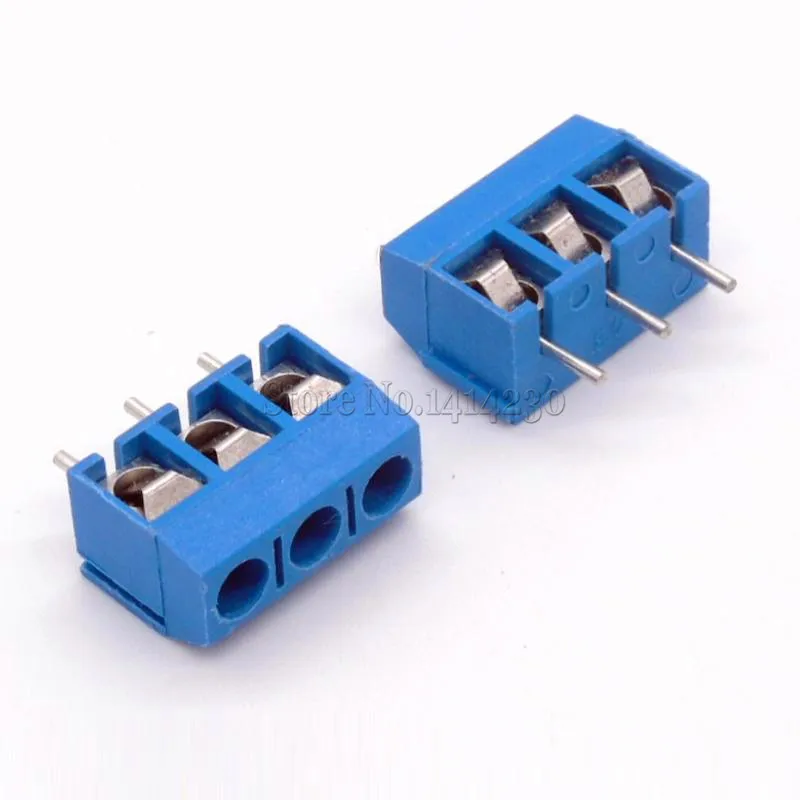 50 шт. диаметром 5 08 мм 3 контактный разъем для винтовой клеммы|screw terminal connectors|terminal