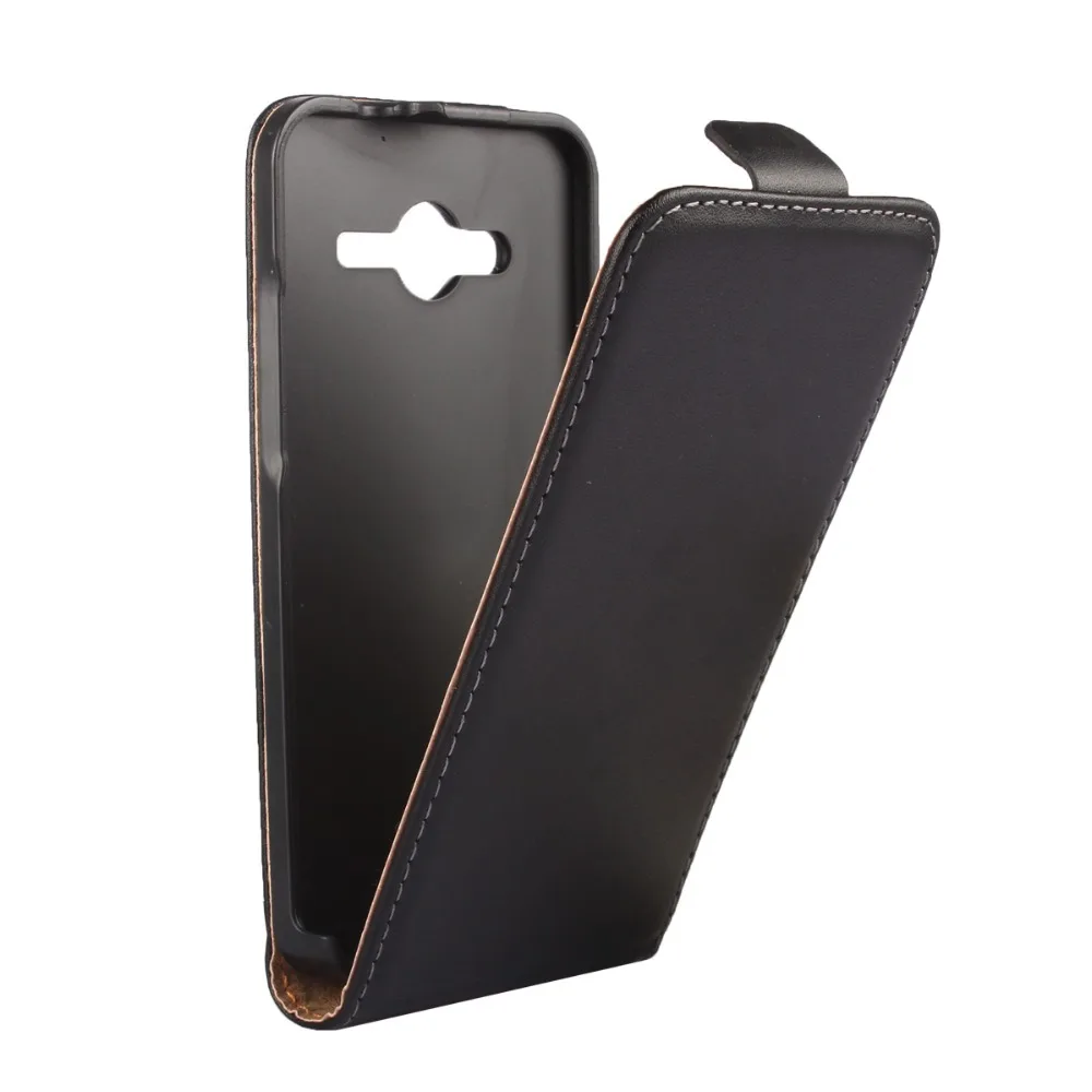 Роскошный вертикальный откидной из искусственной кожи чехол для samsung Galaxy Core 2 Duos