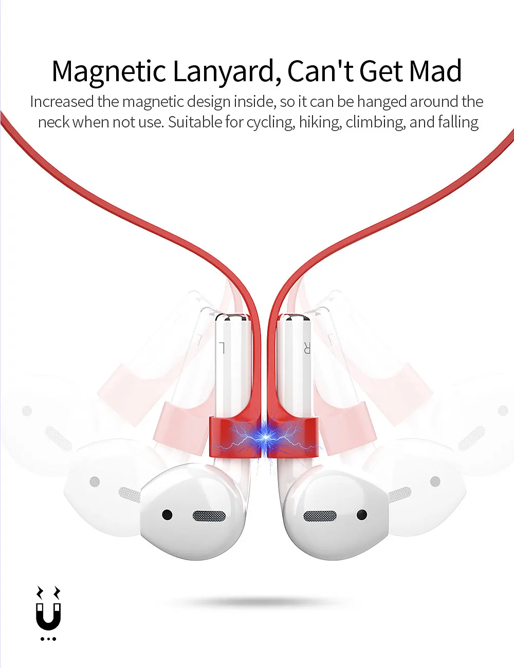 Essager Роскошный чехол для Apple Airpods Airpod i10 i13 ремень брелок аксессуары милый силиконовый чехол для Air Pods Pod Coque Funda