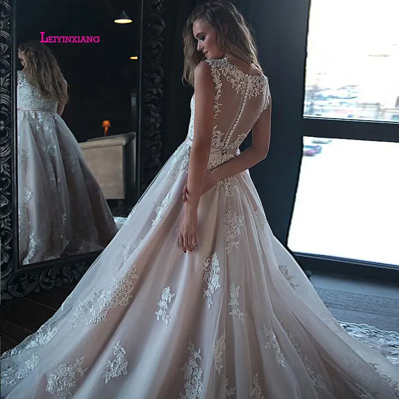 LEIYINXIANG популярное Новое поступление свадебное платье невесты Vestido De Noiva Sereia Robe