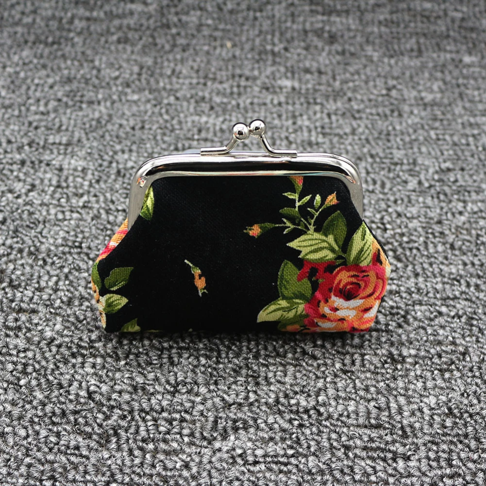 Hot Women Girls Vintage Rose Flower Small Wallet Hasp Change Coin Purse Clutch Bag Wholesale | Багаж и сумки