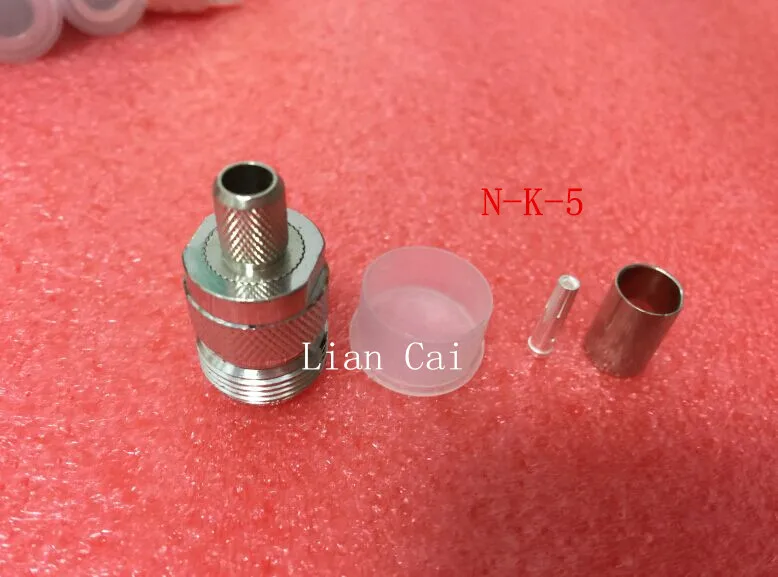 

N-K-5 женский N-Тип Rf коаксиальный разъем N-образный разъем 5 шт./лот