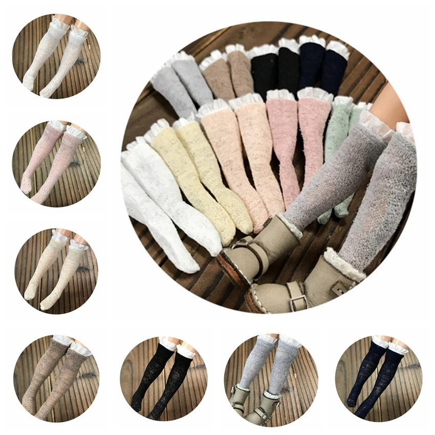 4 пары одежда Blyth модные носки кружевные чулки для кукол Licca Azone momoko Barbies 1/6|Куклы| |
