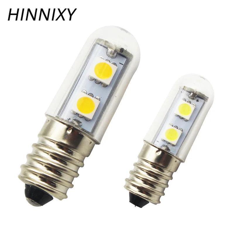 Hinnixy 10 шт./лот светодиодная мини кукурузная лампа E14 220 В 1 Вт 80lm 7LED лампы для