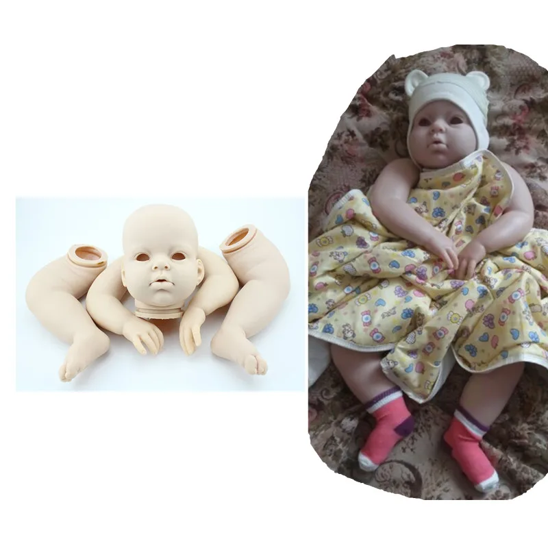 NPK 28 ''открытый Reborn Baby Doll наборы Неокрашенные Пустые для DIY Bebes кукольные