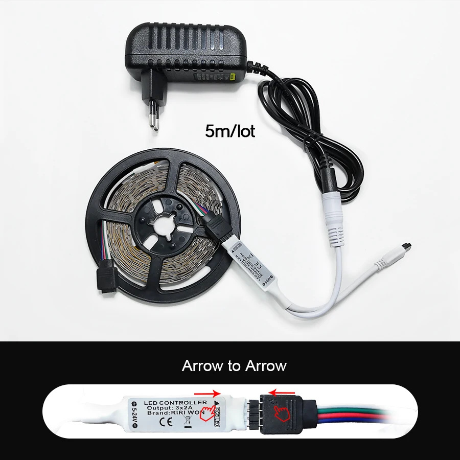 LPILY 2835 RGB Светодиодные ленты свет Водонепроницаемый светодио дный 5 м 10 15 20 SMD дома