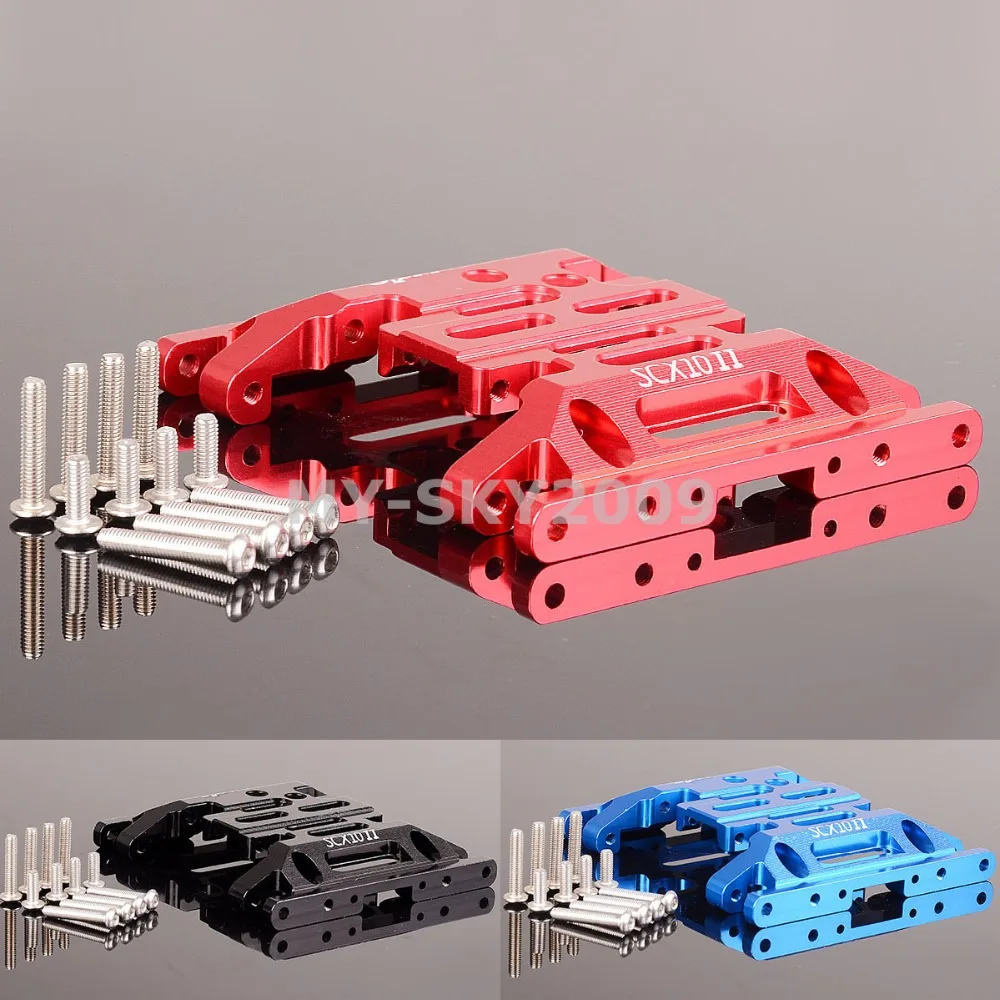 AX31379 алюминиевая Центральная противоскользящая пластина для RC модели 1/10 AXIAL SCX10 II