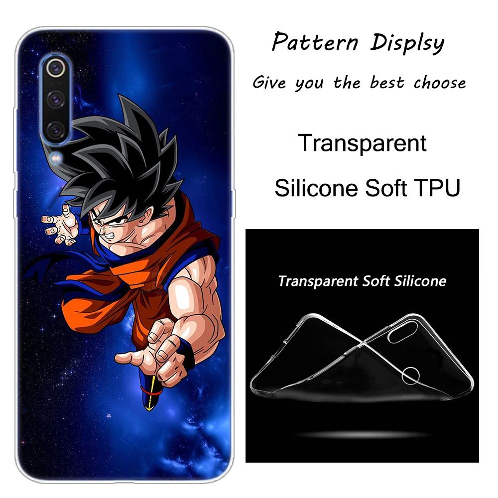 003 Dragon Ball Z Goku Ultra чехол для Xiaomi Pocophone F1 9T 9 9SE 8 A2 Lite A1 A2 Mix3 Redmi K20 7A Note 4 4X5 6 7 Pro S2 - Цвет: 003