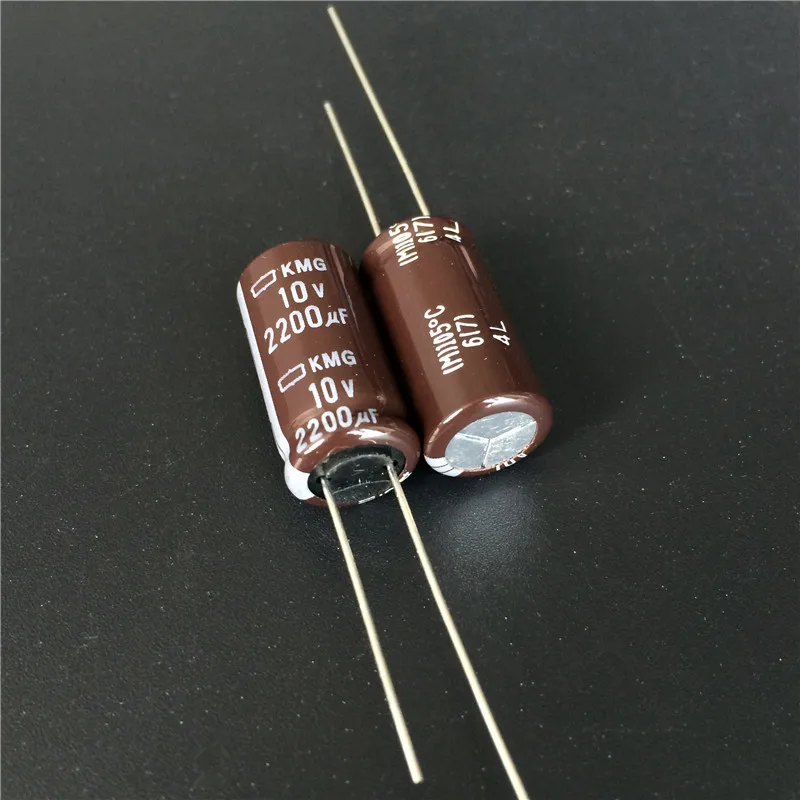10 шт. 2200 мкФ в NIPPON Chemi-Con NCC KMG серии 10x20 мм 10V2200uF алюминиевый электролитический