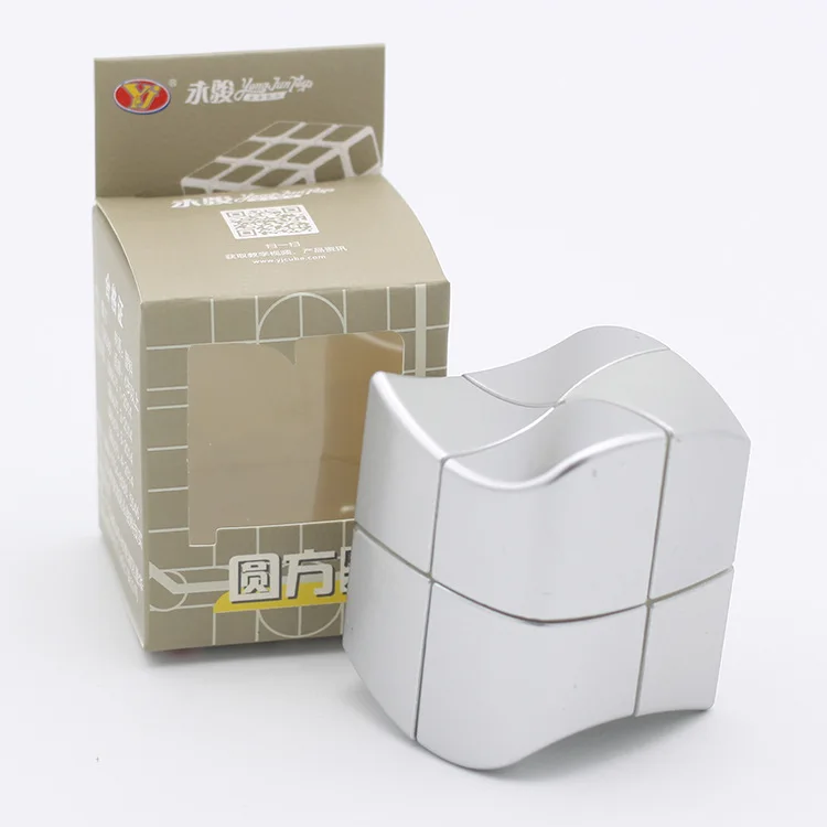 Hot Sale YJ Yongjun yuanfang 2x2 Magic Cube Rose Golden Sliver Professional 2X2X2 Speed Shape Twist Educational Toys Game | Игрушки и