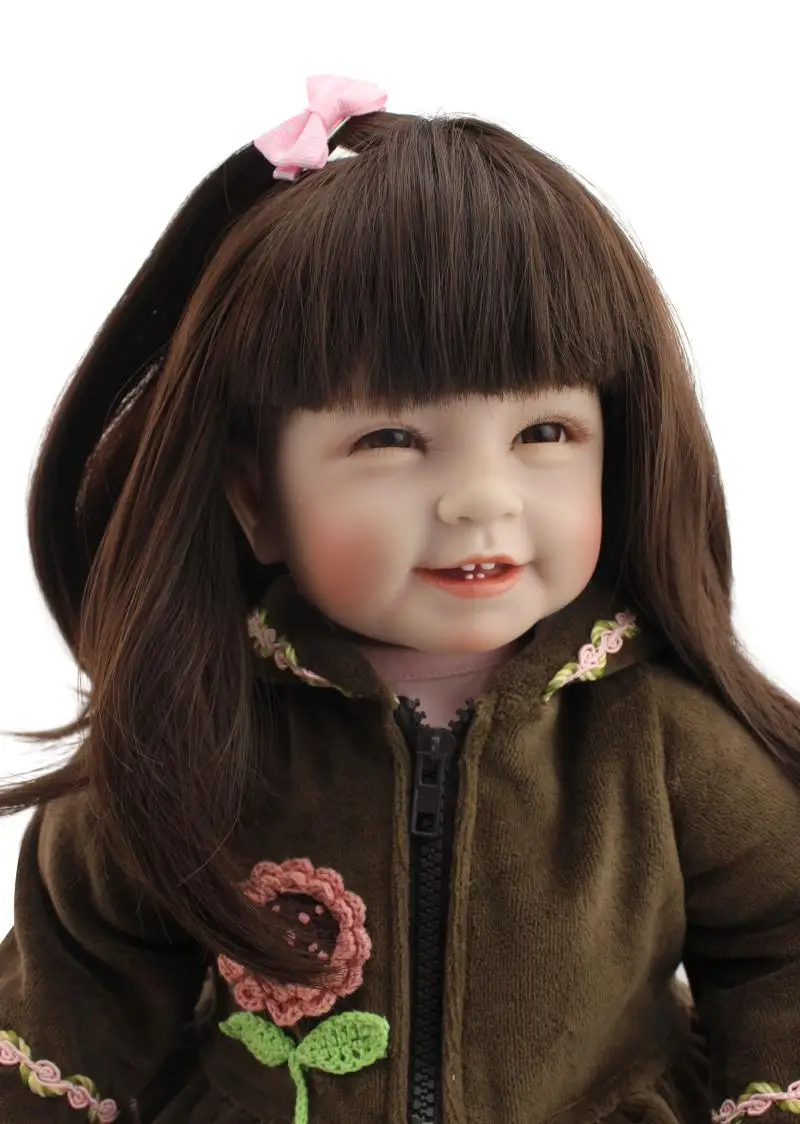 

Милые bebes reborn menina 22 "NPK силиконовые куклы reborn для маленьких девочек, куклы принцессы, игрушки BJD bonecas brinquedos
