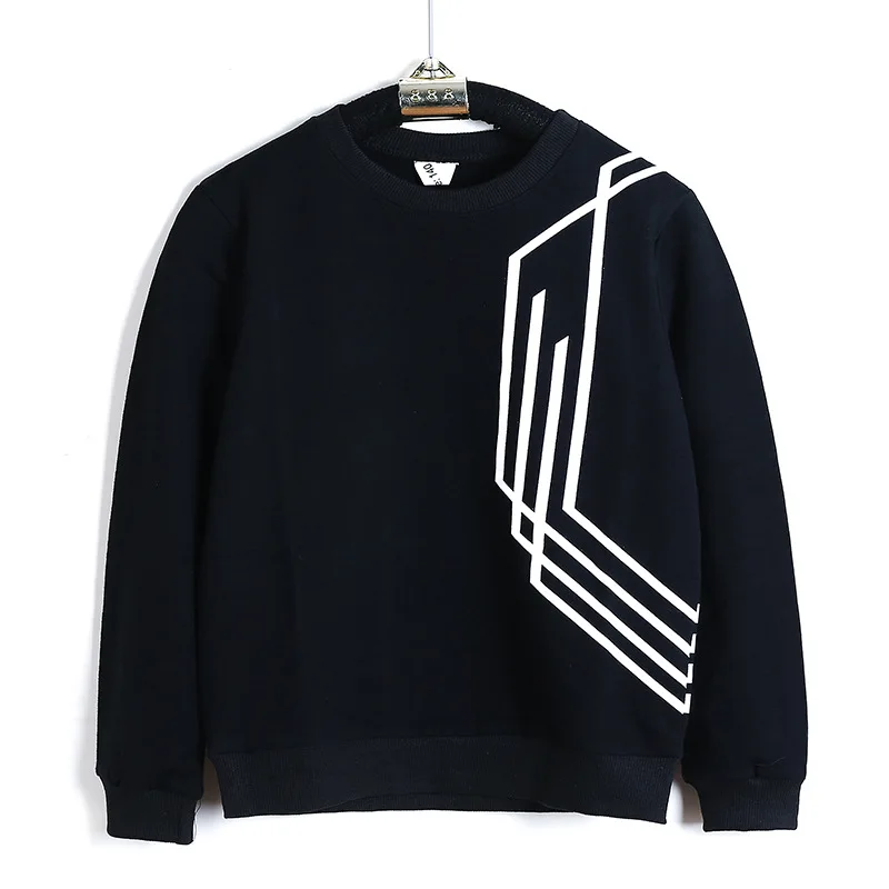 Boys Sweatshirt Spring Kids T-shirt Children Outerwear School Leisure Tops For Boy Sports 6 8 10 12 Years Teenager Sweater | Детская