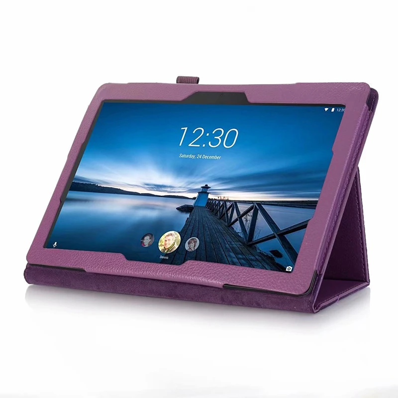 Модный раскладной складной чехол Lichi для lenovo Tab E10 TB-X104F, 10,1 дюймов, тонкий чехол для lenovo E10 10,1
