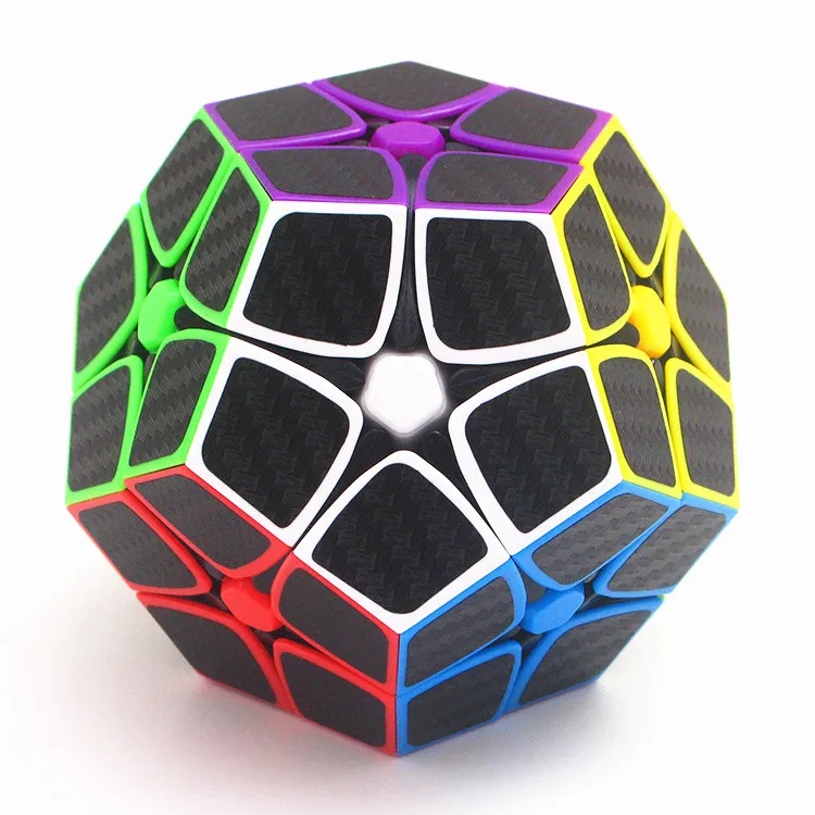 Zcube 2x2 megamins Кубик из углеродного волокна скоростной кубик Dodecahedron головоломка