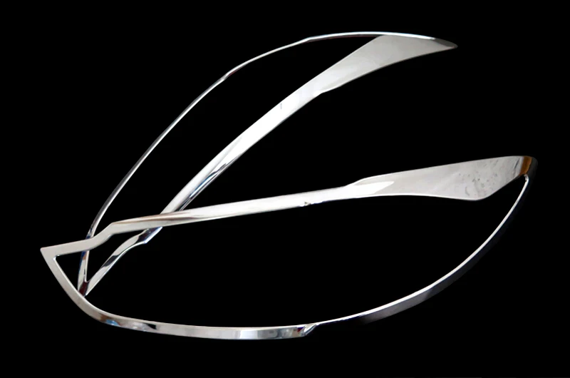 ABS Chrome Glossy Front Headlight Cover Exterior Chromium Styling Parts 2pcs For Mazda 6 M6 Atenza 2013 2014 2015 | Автомобили и