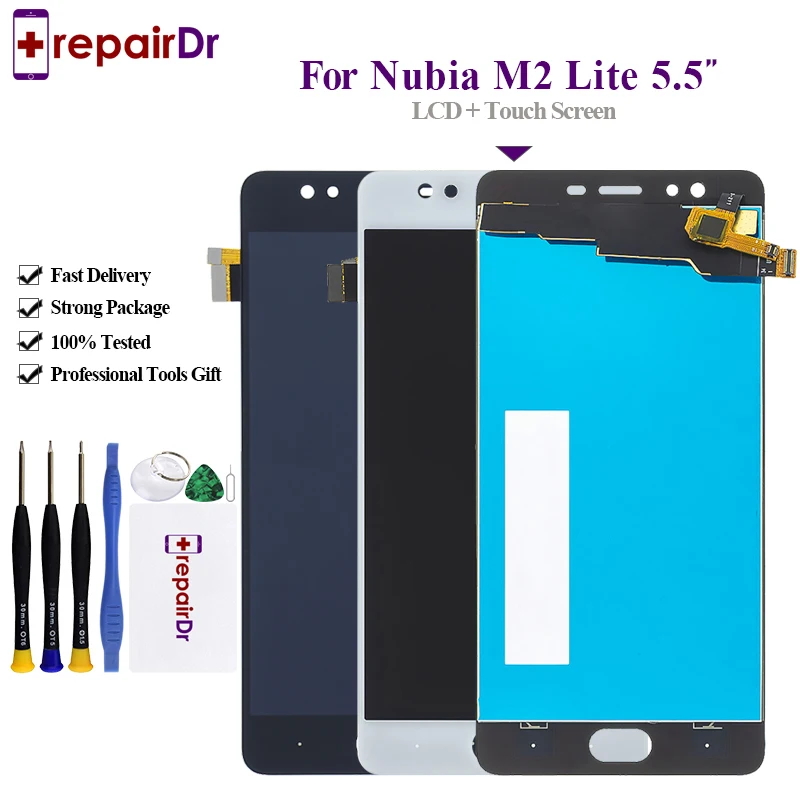 Жк дисплей для ZTE Nubia M2 Lite диагональю 5 дюйма оригинальный жк экрана Lite|Экраны