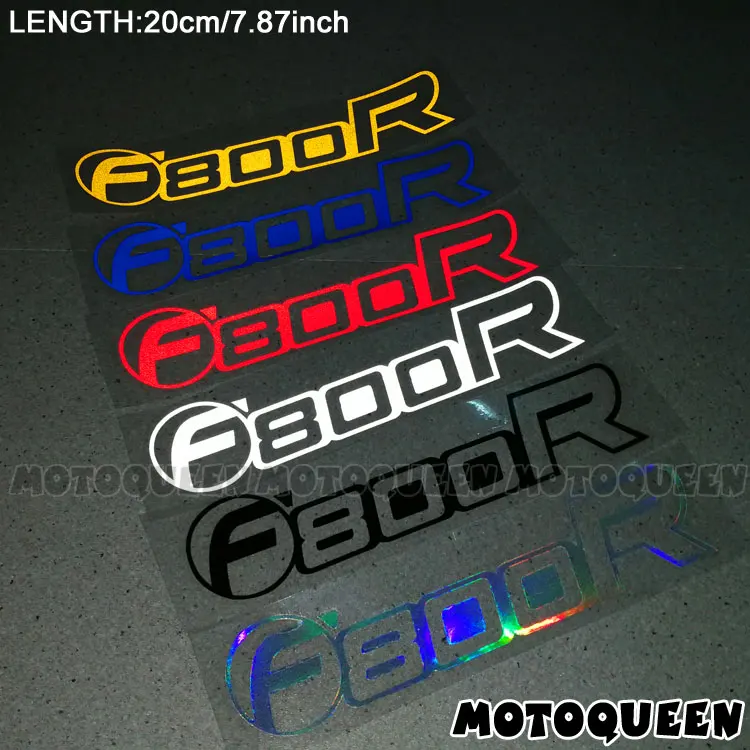 

Motorcycle body Wheels Fairing Helmet Tank Pad decoration logo Label reflective Accessories Stickers Motorbike Decals For F800R