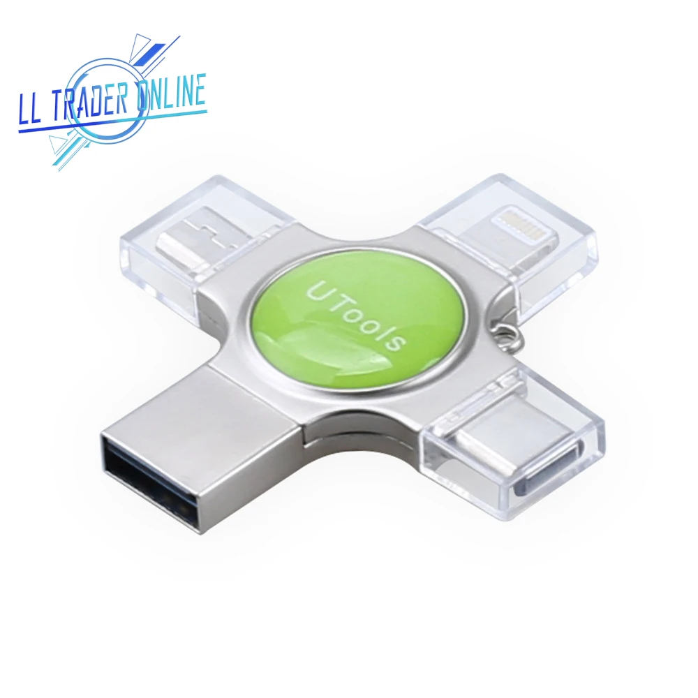 LL TRADER 5 шт. 64 Гб OTG флеш накопитель 4 в 1 USB флэш для iOS iPhone iPad Android type C 128g накопитель|USB