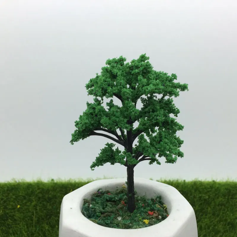 40 шт. мм имитация дерева бонсай искусственные растения миниатюрный пейзаж