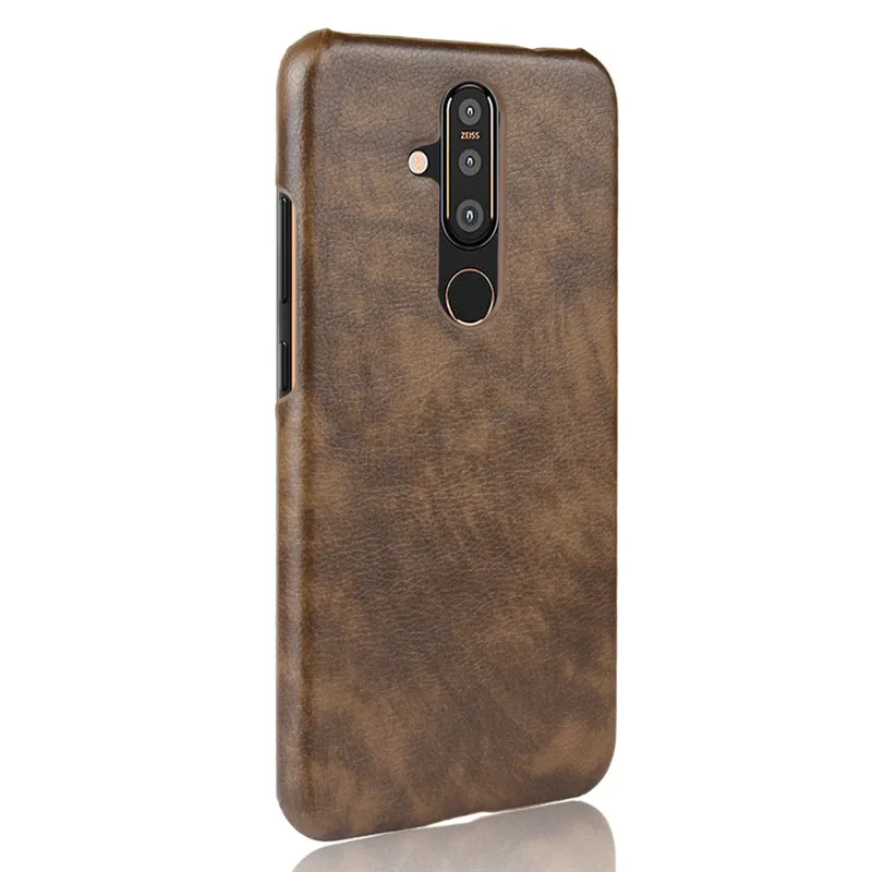 Чехол Nokia X71 для 8 1 Plus жесткий кожаный чехол телефона из ПК X 71 TA-1172 |