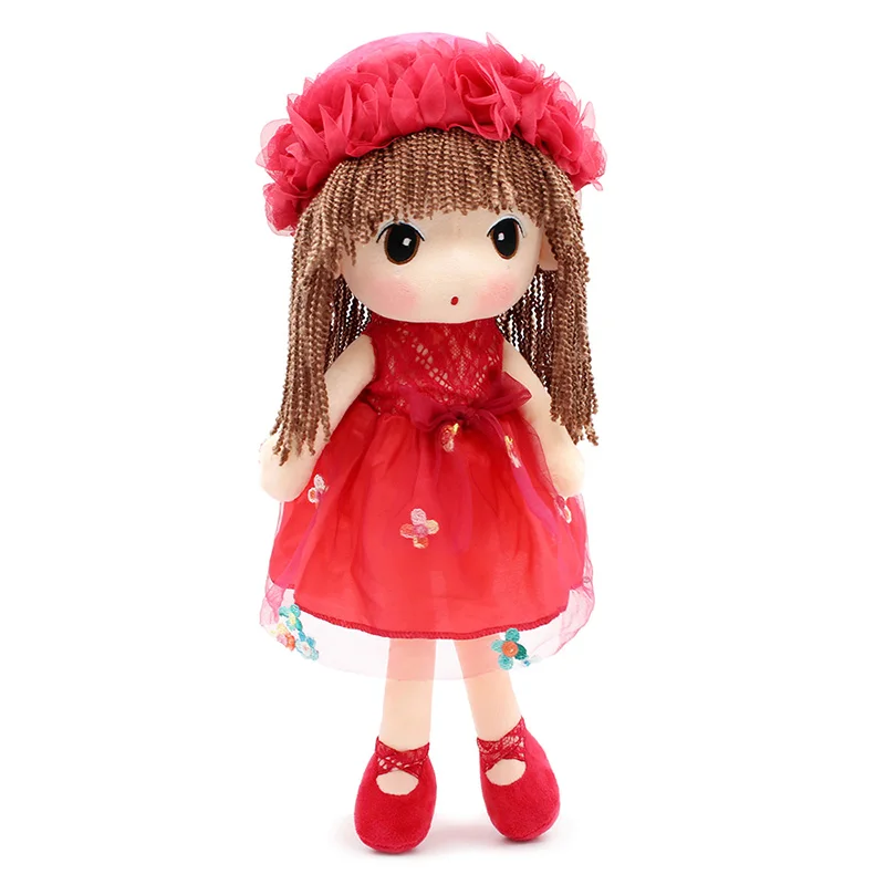 45cm Red huaxian 40 см/45 см Kawaii Оригинальное Mayfair кукла мягкие игрушки для девочек 23 стилей высокого качества Красивые Куклы плюшевые дети toys for дети девушки подарки - Цвет: 45cm Red huaxian