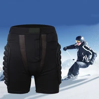 hot protective hip padded shorts snowboard skiing skating black impact protection