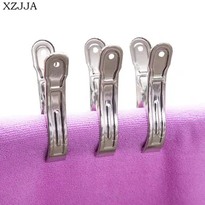 XZJJA металлические зажимы для одежды из нержавеющей стали, вешалка для сушки одежды, держатель для пляжного полотенца