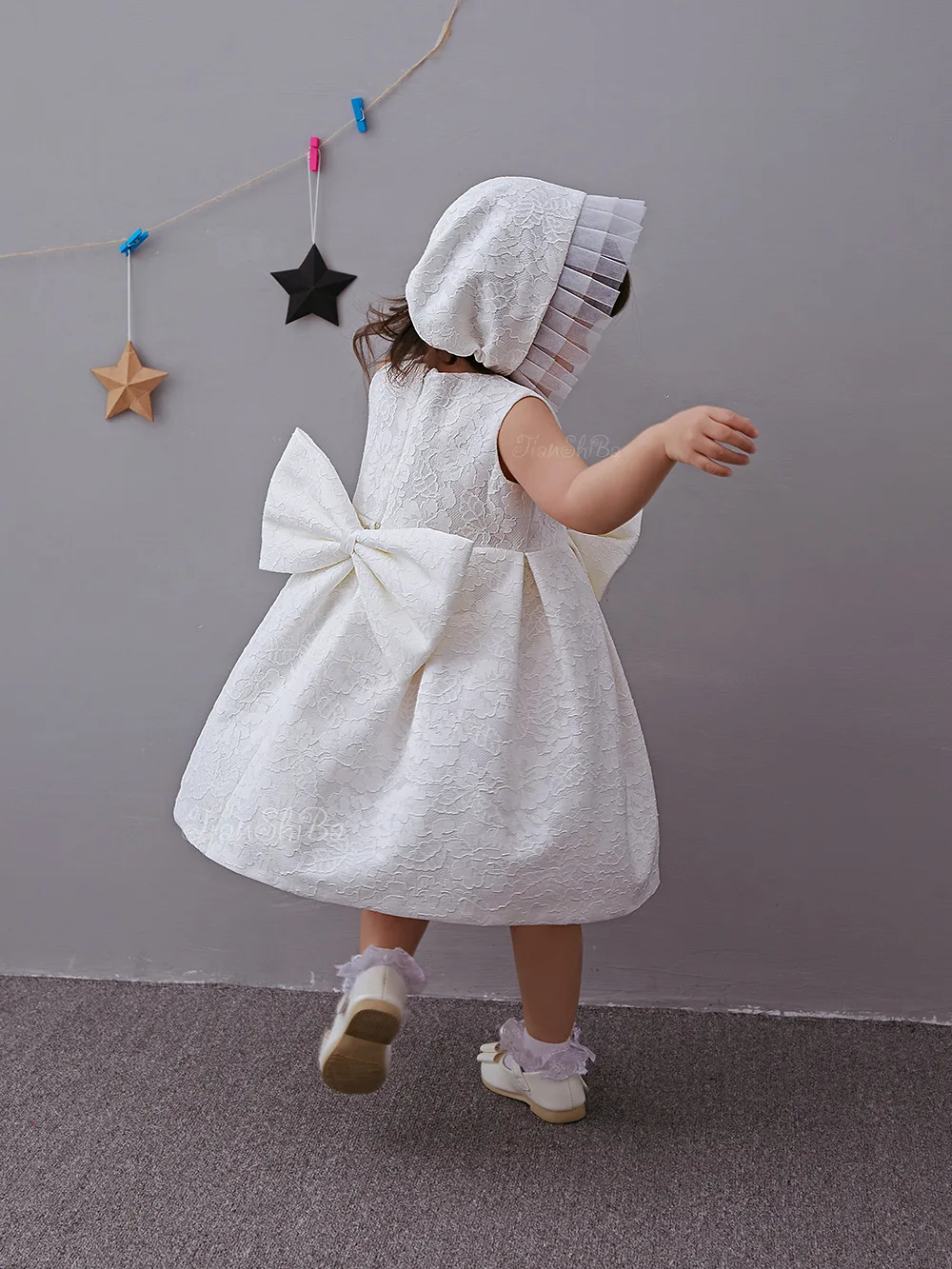 Корейская девушка полный год baby dress полнолуние вино день рождения свадьба Princess